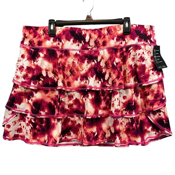 Ideology Tie Dye  Ruffle Activewear Skorts Size 2X NWT - Picture 1 of 5